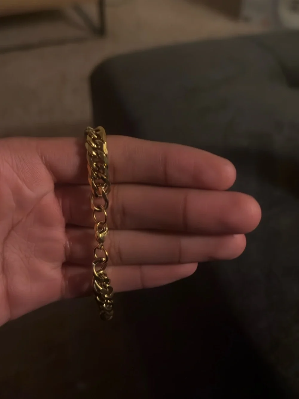 Gold Plated Cuban Link Bracelet — 6mm